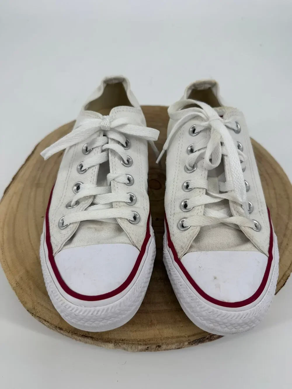 Converse Chuck Taylor All Star White Low Top Sneakers M7652 -Size M5/W7